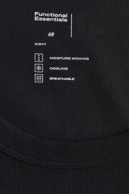 Camiseta sin mangas en canal? Cooling Slim Fit - H&m фото 5