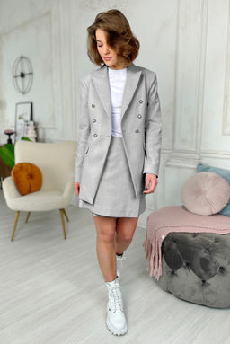 Юбка Rumoda 2186 серый  фото 2