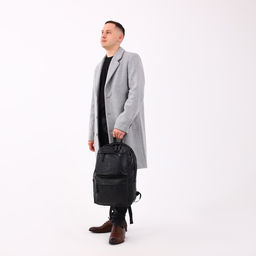 Рюкзак на молнии, цвет чёрный - Simaland фото 5