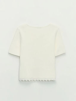 Укороченный кардиган из хлопка / Zarina  фото 9