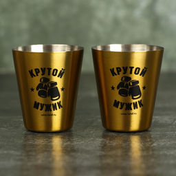 Подарочный набор мужской «Крутой мужик»: карты, домино, стопки 2 шт х 30 мл, кости игральные 4 шт