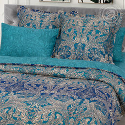 Постельное белье Серебряные нити (сатин Россия) Семейный/Пододеяльник (молния): 2 шт. - 215*145; Простыня: 1 шт. - 215*240; Наволочка (клапан, ушки): 2 шт. - 70*70; Наволочка (клапан): 2 шт. - 50*70 Россия - Артпостель фото 3