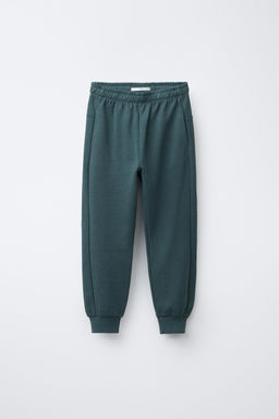 EMBOSSED TEXT INTERLOCK SWEATSHIRT AND JOGGER SET - Zara фото 14