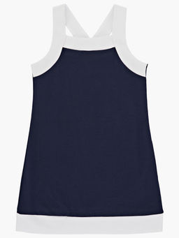 Сарафан летний для девочки UD 0822 син/белый - Mini maxi фото 4