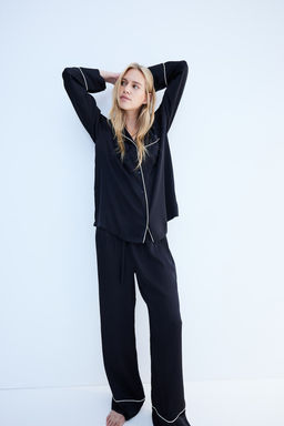 Pijama de saten - H&m фото 2