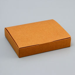 Коробка для 12 конфет, крафт с откидной крышкой, 19×15×3.5 см