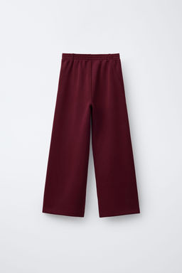 PLAIN WIDE-LEG TROUSERS - Zara фото 2