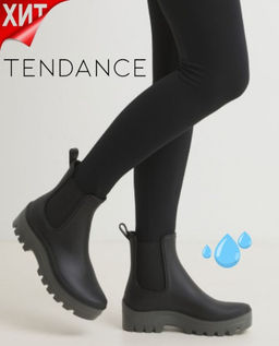 Женские резиновые ботинки TENDANCE Артикул 4294093, черный