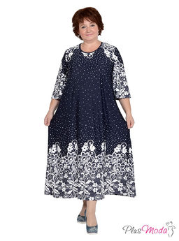 Платье Модель №647 размеры 44-82 - Plusmoda фото 2