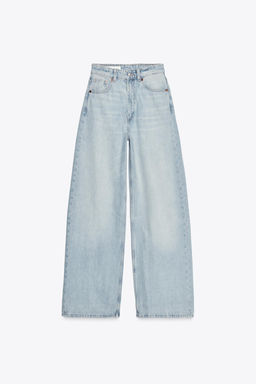 TRF EXTRA WIDE-LEG HIGH-WAIST JEANS - Zara фото 12