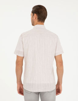 Haki Regular Fit K_sa Kollu G_mlek - Pierre cardin фото 5