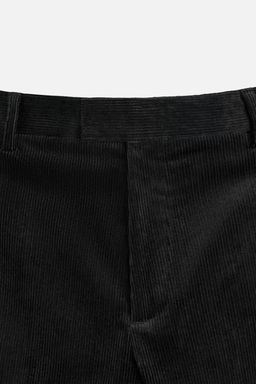 SLIM FIT CORDUROY TROUSERS - Zara фото 8