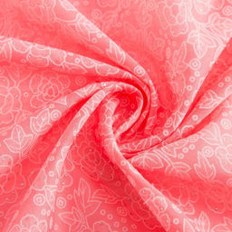 Платок женский, цвет коралл, размер 70х70 - Rossini фото 3