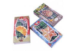 Вафельное полотенце 40х75 (1 шт.) в коробке-шоколадке ПВ 484 тдл (500026/1)