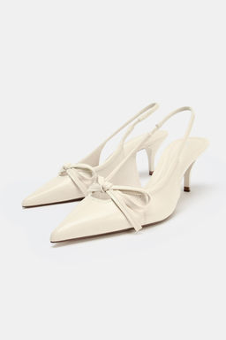 SLINGBACK SHOES WITH BOW - Zara фото 7