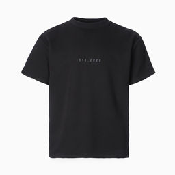 Футболка мужская MIST Men's casual размер 48, чёрный