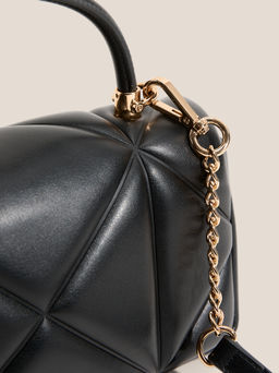 Женская сумка с ручкой LOVE MOSCHINO EMBOSSED Q Артикул 4561078, черный  фото 2