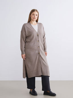 V Yaka Kad?n Triko H?rka