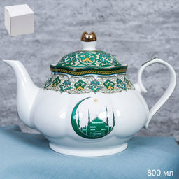 Чайник заварочный 800 мл, ZVS-02-TP фарфор арт 709484