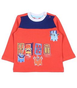 CRB wear/CWB 61964 Джемпер для мальчика, оранжевый/Ex.Cherubino фото 2