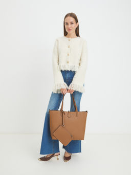 Женский тоут TENDANCE Артикул 4173304, карамельный  фото 7