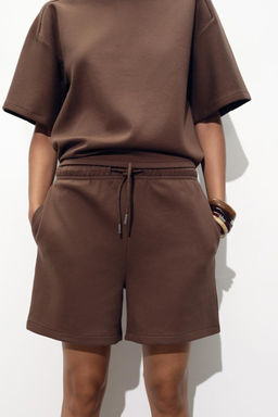 INTERLOCK BERMUDA SHORTS - Zara фото 11