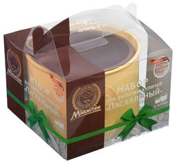 Набор силиконовых форм для выпечки куличей Пасхальный, 2 формы (1,5л, 1л), цвет в ассортименте MARMITON  фото 2