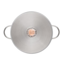 1296 GIPFEL Кастрюля SIGNO 32x13см/9,6 л со стеклянной крышкой, c капсульным дном. Материал: нерж. сталь 18/10. Толщина: 0,8мм