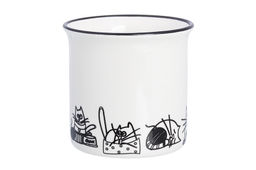 Кружка 240 мл 10,3*7,1*7,5 см БЕЗ КОТА ЖИЗНЬ НЕ ТА Жизнь кошек NEW BONE CHINA - Elan gallery фото 6
