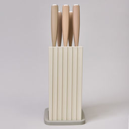 НАБОР НОЖЕЙ AGNESS НА ПЛАСТИКОВОЙ ПОДСТАВКЕ, 6 ПРЕДМЕТОВ  фото 4