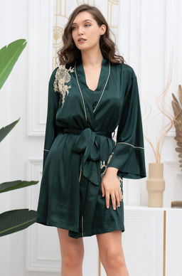 Короткий запашной халат Mia-Amore  фото 3