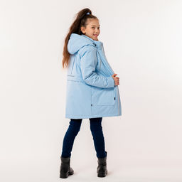 RODOS Куртка для девочки мембрана демисезон М-273 Голубой