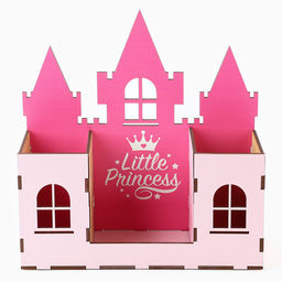 Органайзер для канцелярии Little princess, розовый