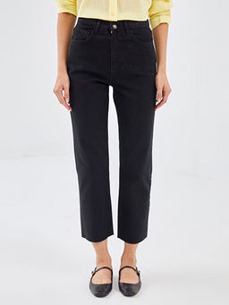 Straight Fit Kad?n Jean Pantolon