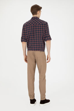 Мужские брюки песочного цвета из парусины - U.s. polo assn фото 11