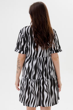 Платье женское из кулирки Бохо зебра - Амадэль фото 12