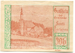 30 геллеров 1920 года Австрия Санкт-Пёльтен (нотгельд)