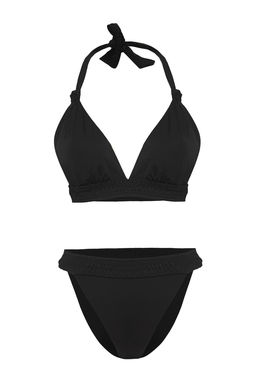 TRENDYOLMILLA Siyah Ucgen Regular Bikini Tak?m? TBESS25BT00051  фото 11