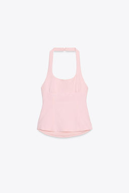 HALTER TOP WITH BOWS - Zara фото 10