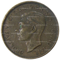 1/2 пенни 1938 года Австралия