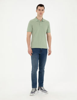 Ye_il Slim Fit Basic Ti__rt - Pierre cardin фото 11