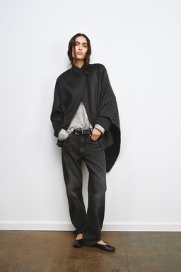 WOOL BLEND BLAZER WITH SCARF ZW COLLECTION - Zara фото 10