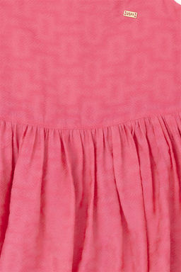 Фиолетовое тканое платье для девочки - U.s. polo assn фото 3