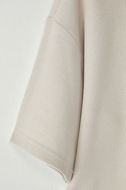 TRENDYOL MAN Antrasit Oversize/Genis Kesim Dokulu Nak?sl? T-Shirt TMNSS25TS00060 - Trendyolmilla фото 12