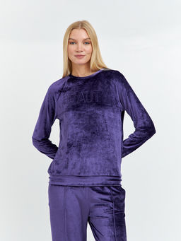 джемпер женский с рукавом реглан и с добавлением страз - Glenfield фото 3