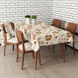 Время кофе Скатерть 150х145см, длина стола до 110см, на 4 персоны, рогожка 171г/м2, хлопок 100%, Домашняя мода (Россия)  фото 5