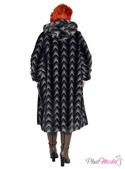 Парка Модель №1491 размеры 44-84 - Plusmoda фото 15