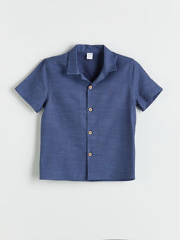 Basic Pamuklu Erkek ?ocuk G?mlek