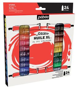 Краска масляная "PEBEO" набор XL 24 цв. х 12 мл
