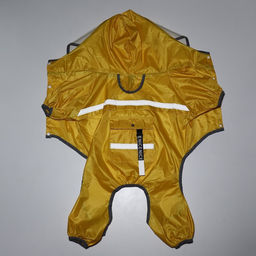 Комбинезон для собак, демисезонный с козырьком, размер 3ХL (ДС 50, Ог 67, ОШ 51 см), жёлтый - Simaland фото 16